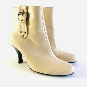 Enzo Angiolini Leather Holmes Buckle Boots